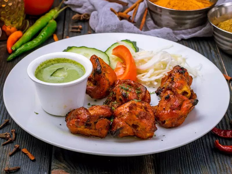 Tandoori Chicken Tikka Platter Tandoori Heritage 9314